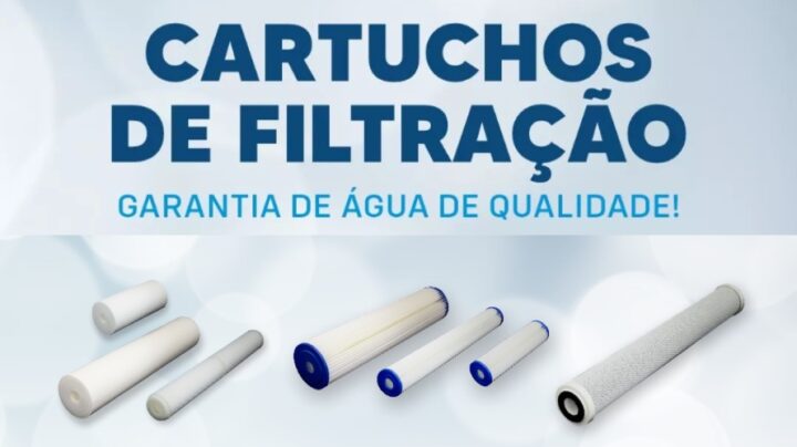 Cartuchos de filtración: garantia de água de calidad